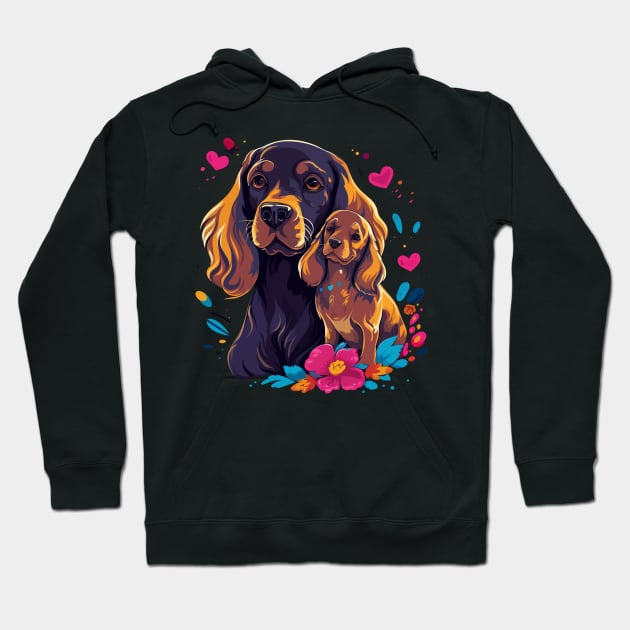 Cocker Spaniel  Mothers Day Hoodie by JH Mart